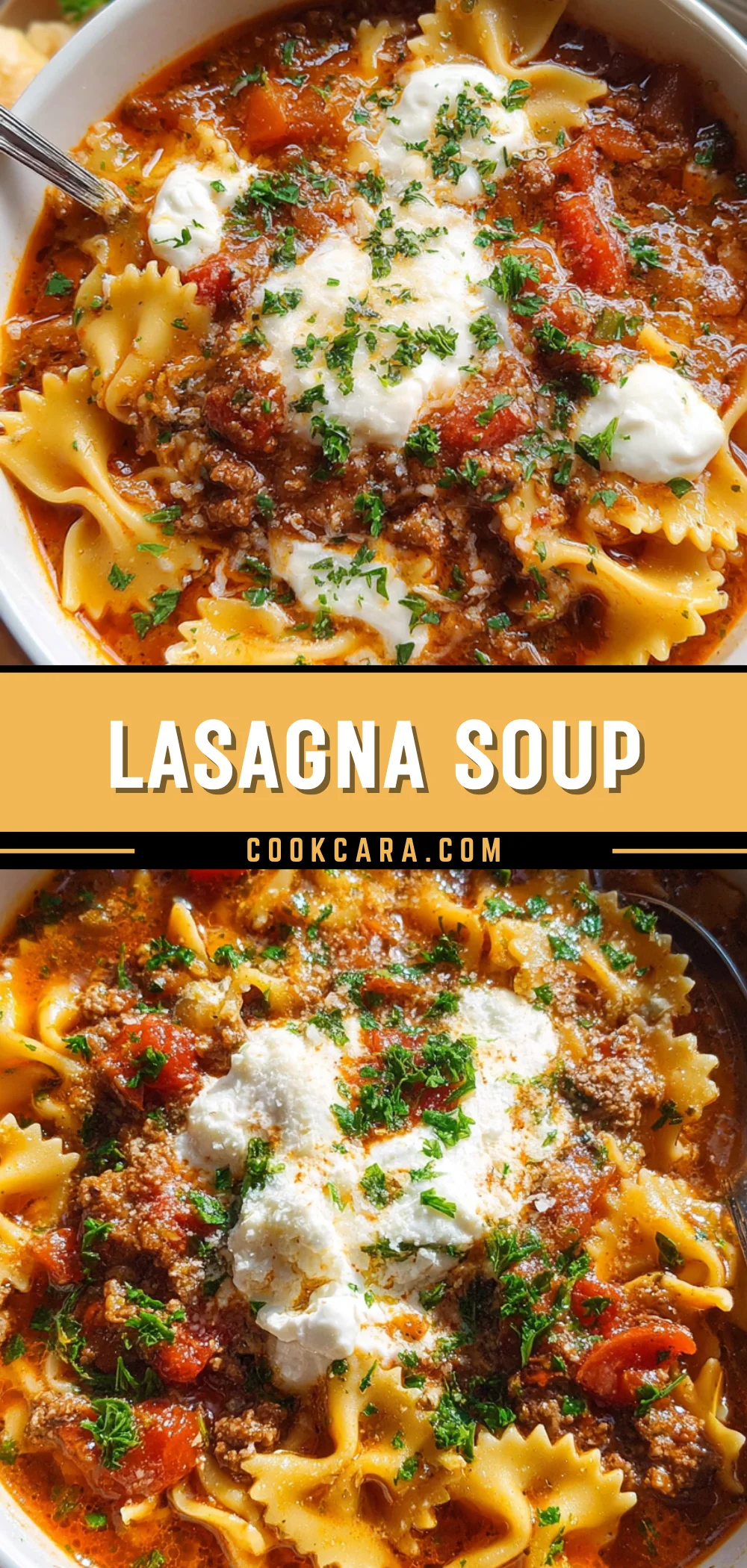 Lasagna Soup 21 Pinterest Hidden Image