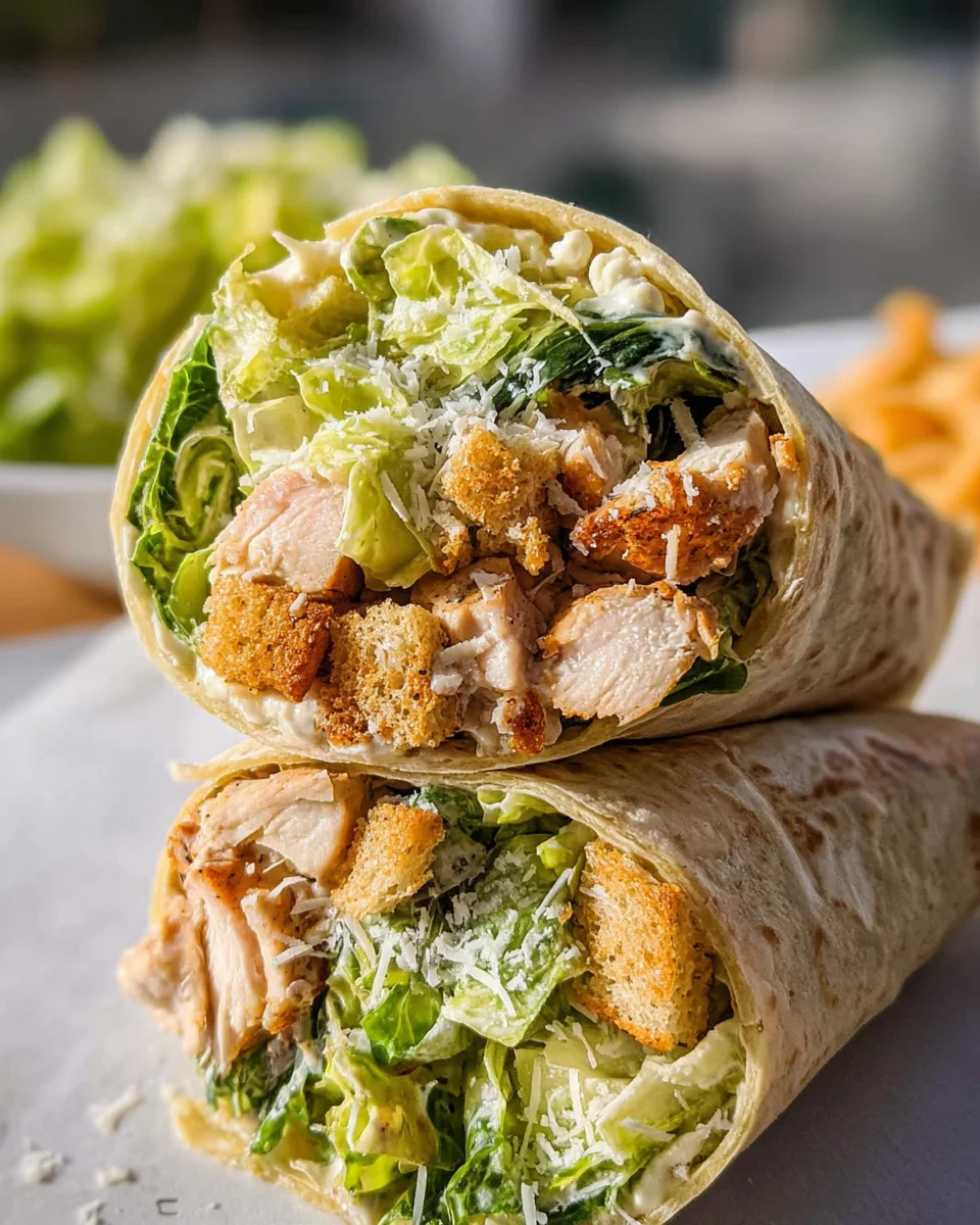 Chicken Caesar Wraps 17 Chicken