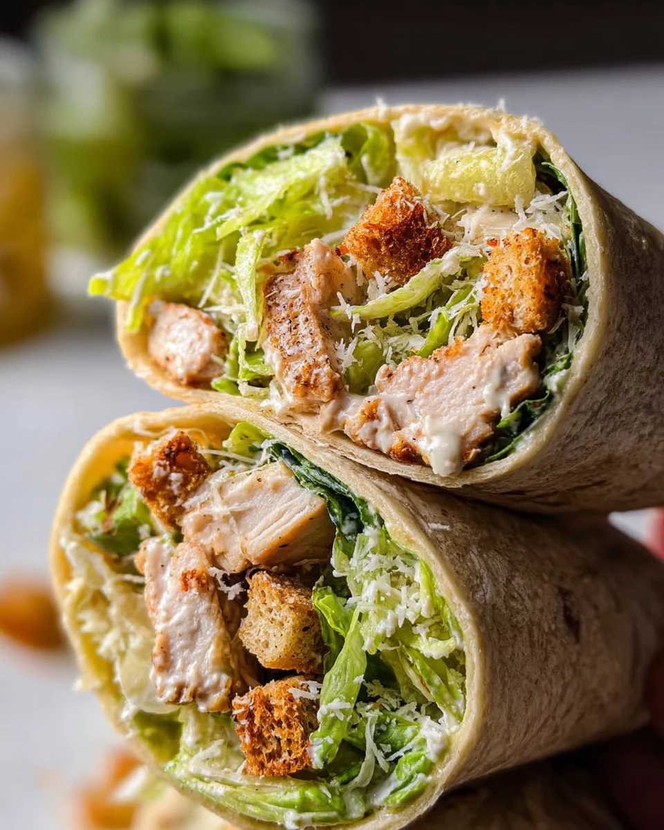 Chicken Caesar Wraps 18 Chicken