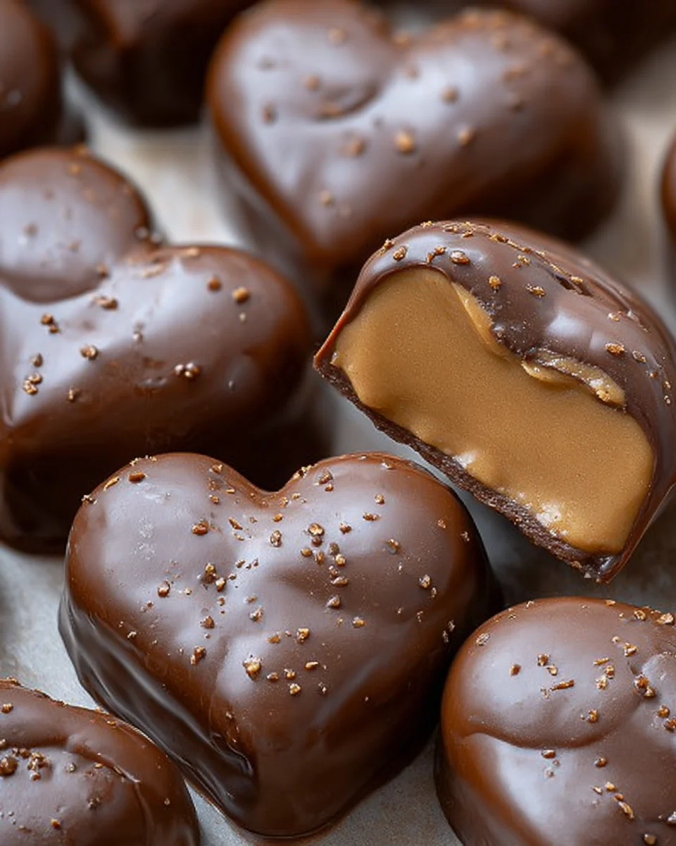 Chocolate Peanut Butter Valentine’s Heart 21 Chocolate