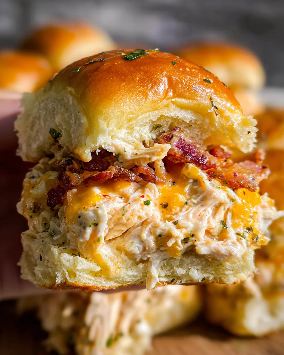 Crack Chicken Sliders
