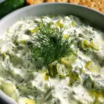 Creamy Dill Pickle Cottage Cheese Dip