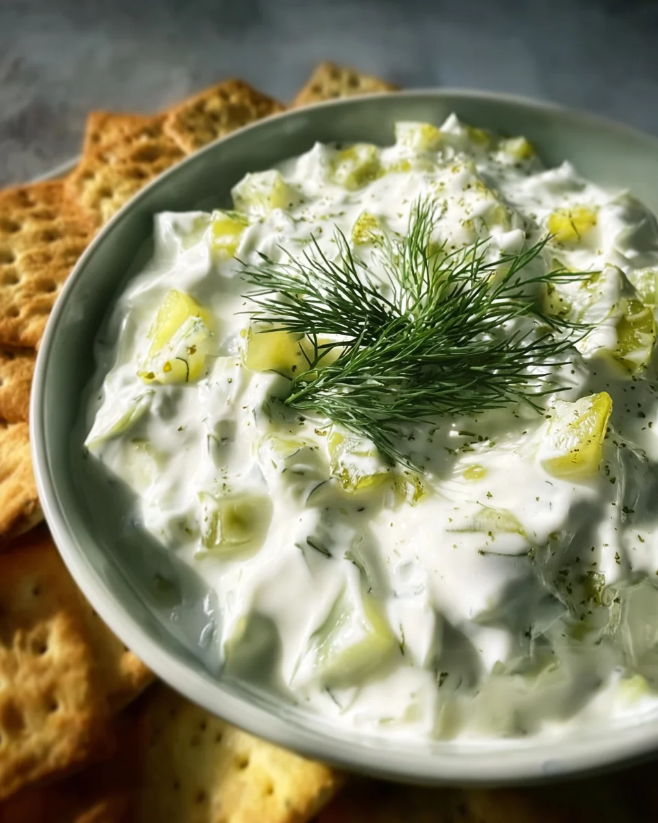 Creamy Dill Pickle Cottage Cheese Dip 18 Creamy