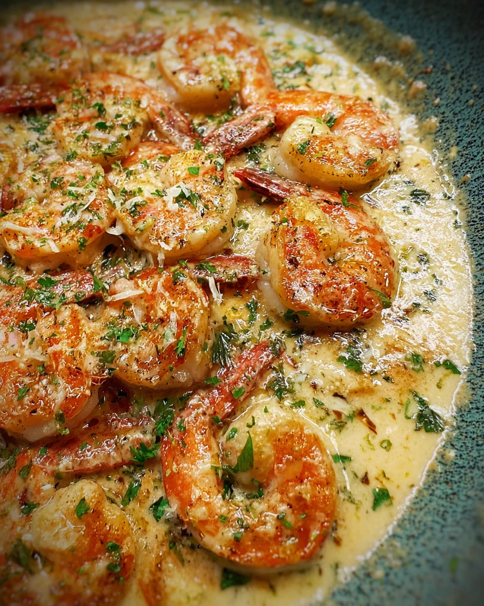 Creamy Garlic Shrimp (15 Minutes) 20 Creamy