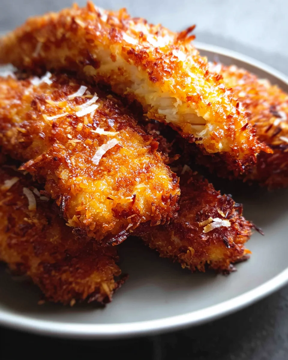Crispy Coconut Chicken Tenders