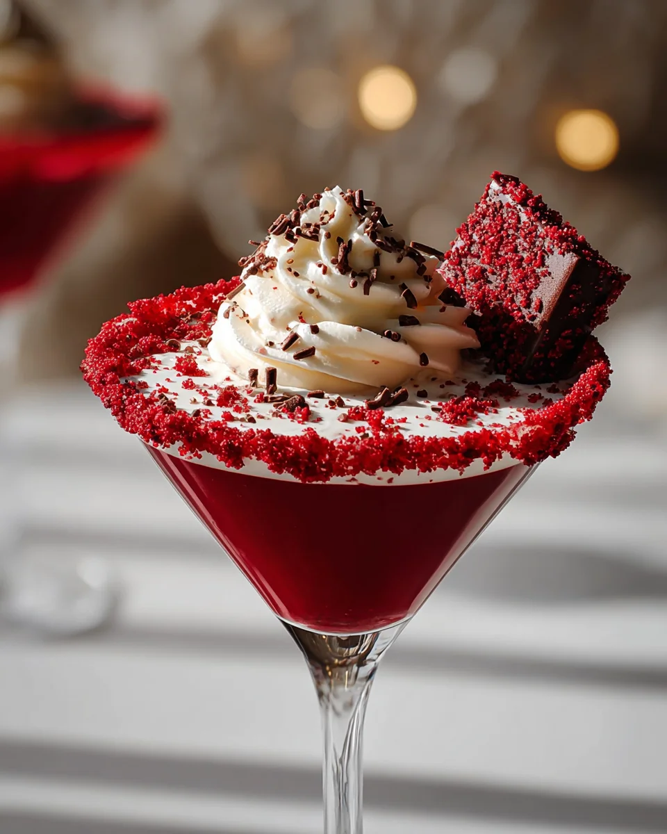 Decadent Red Velvet Martini Recipe for Your Next Celebration