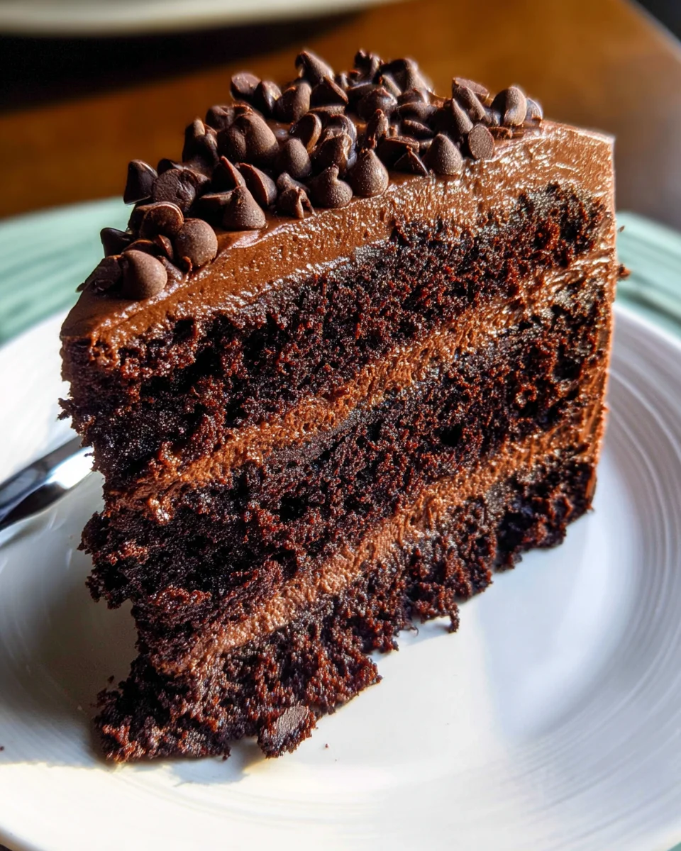 Deliciously Moist Chocolate Layer Cake