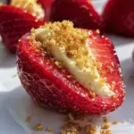 Deviled Strawberries (Made with a Cheesecake Filling)