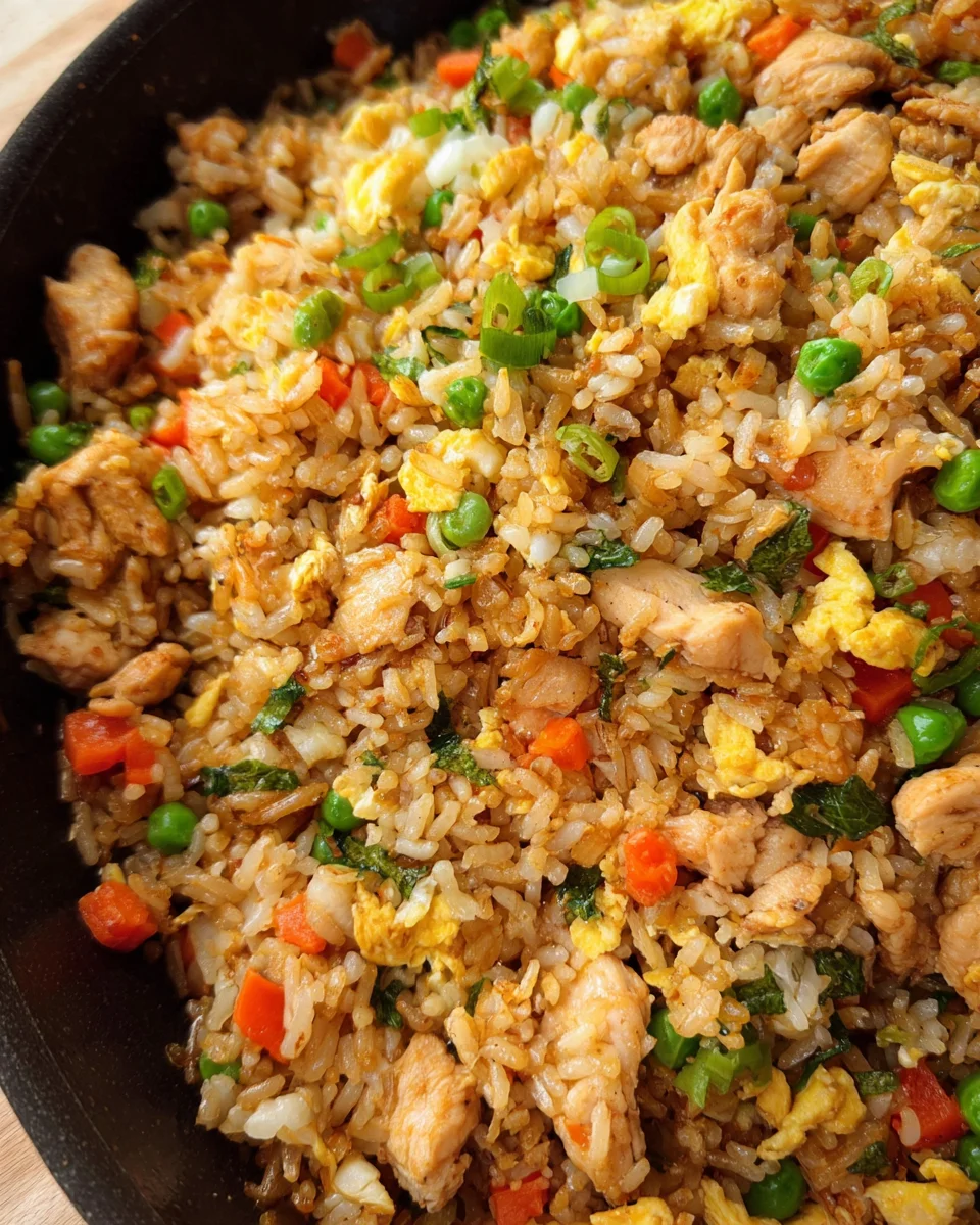 Easy Chicken Fried Rice (Restaurant-Style)