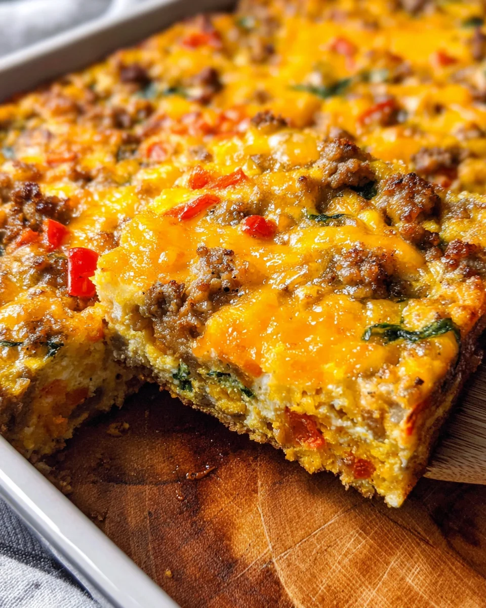 Easy Sausage and Egg Casserole