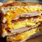 Egg and Ham Breakfast Sandwich