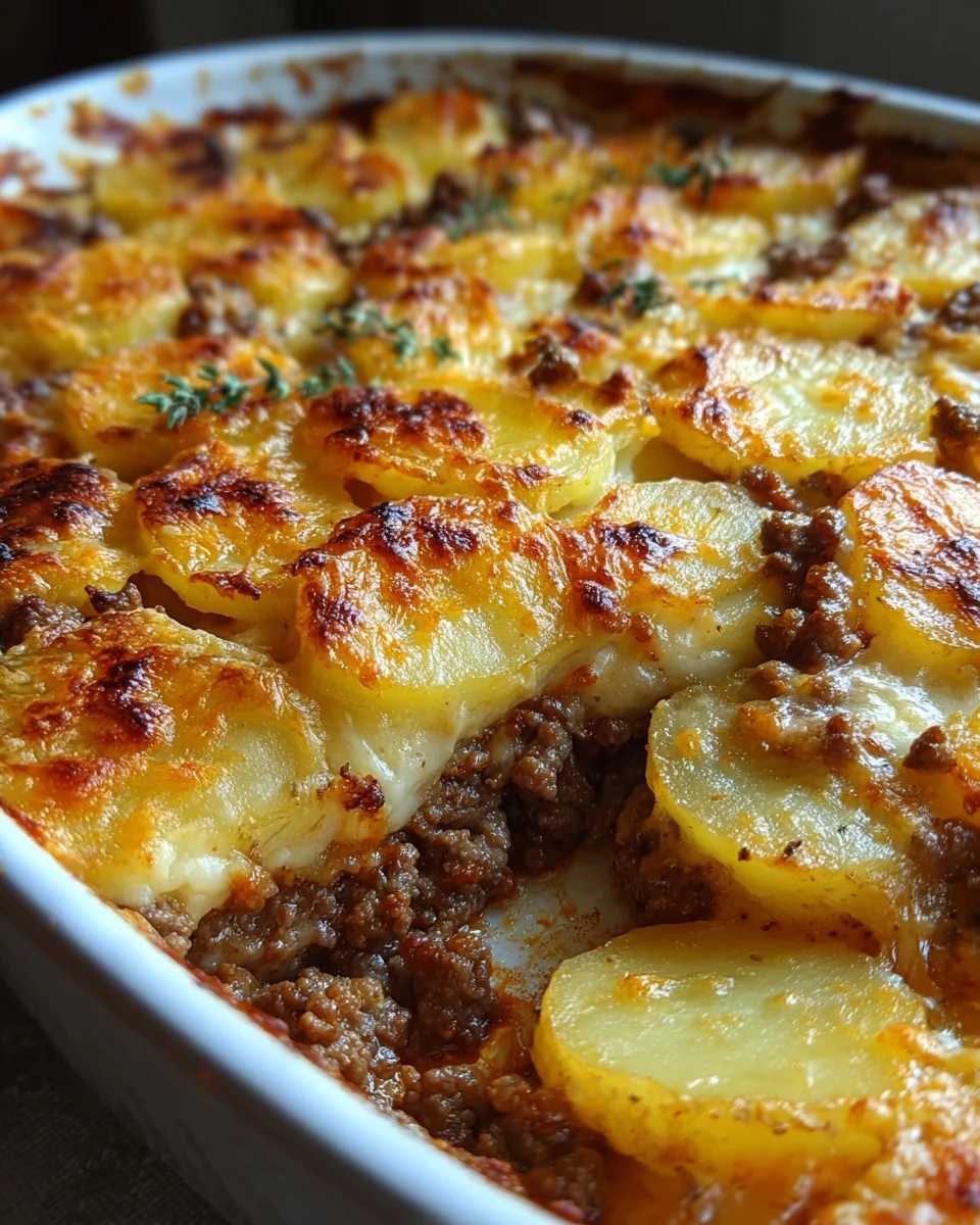 Hamburger Potato Casserole Recipe
