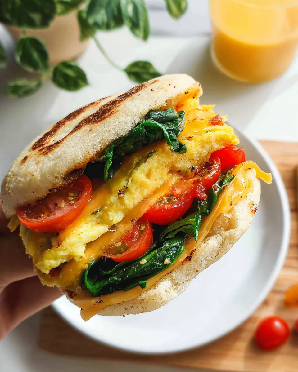 Healthy Breakfast Sandwich (A make-ahead recipe)