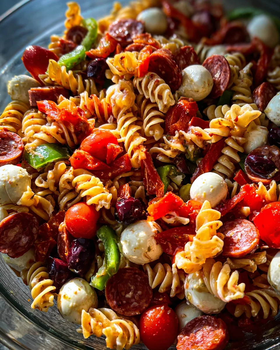 Healthy Italian Pasta Salad