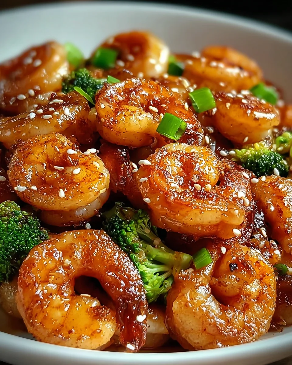 High-Protein Honey Garlic Shrimp