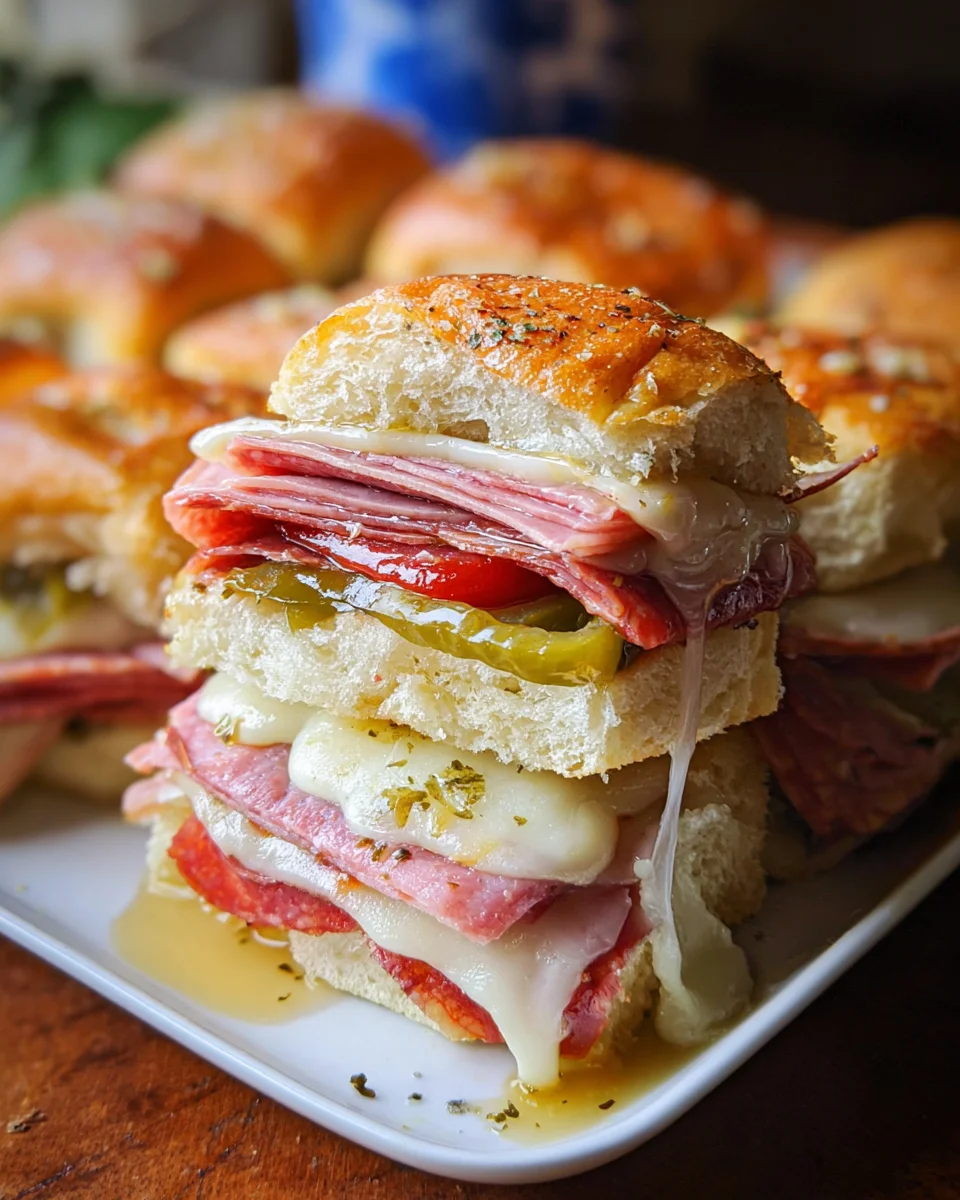 Hot Italian Sub Sliders