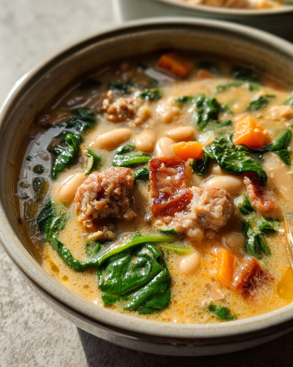 Italian Sausage White Bean Soup