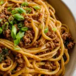 Mongolian Ground Beef Noodles