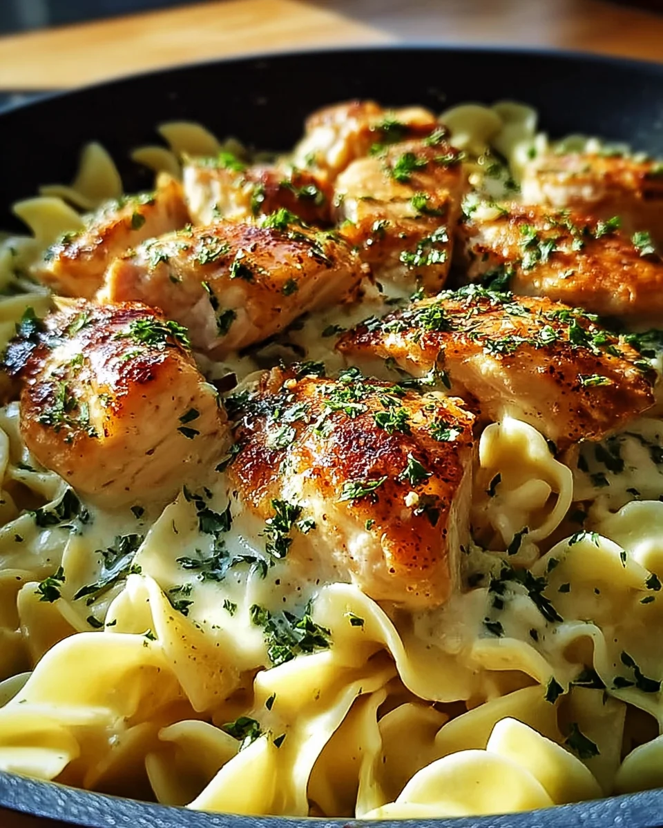 One-Pan Chicken with Buttered Noodles 18 One-Pan