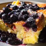 Overnight Blueberry French Toast Casserole