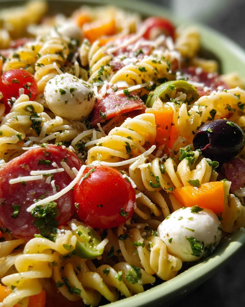 Quick Italian Pasta Salad (with 1 Secret Ingredient)