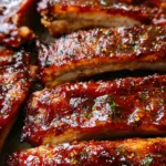 Sticky Oven Barbecue Ribs