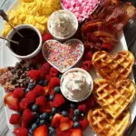 Valentine's Day Waffle Board