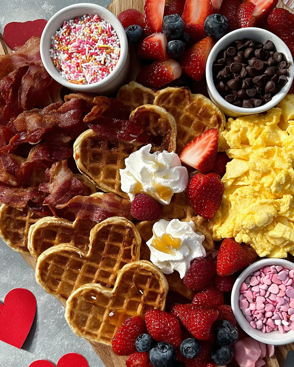 Valentines Day Waffle Board 2