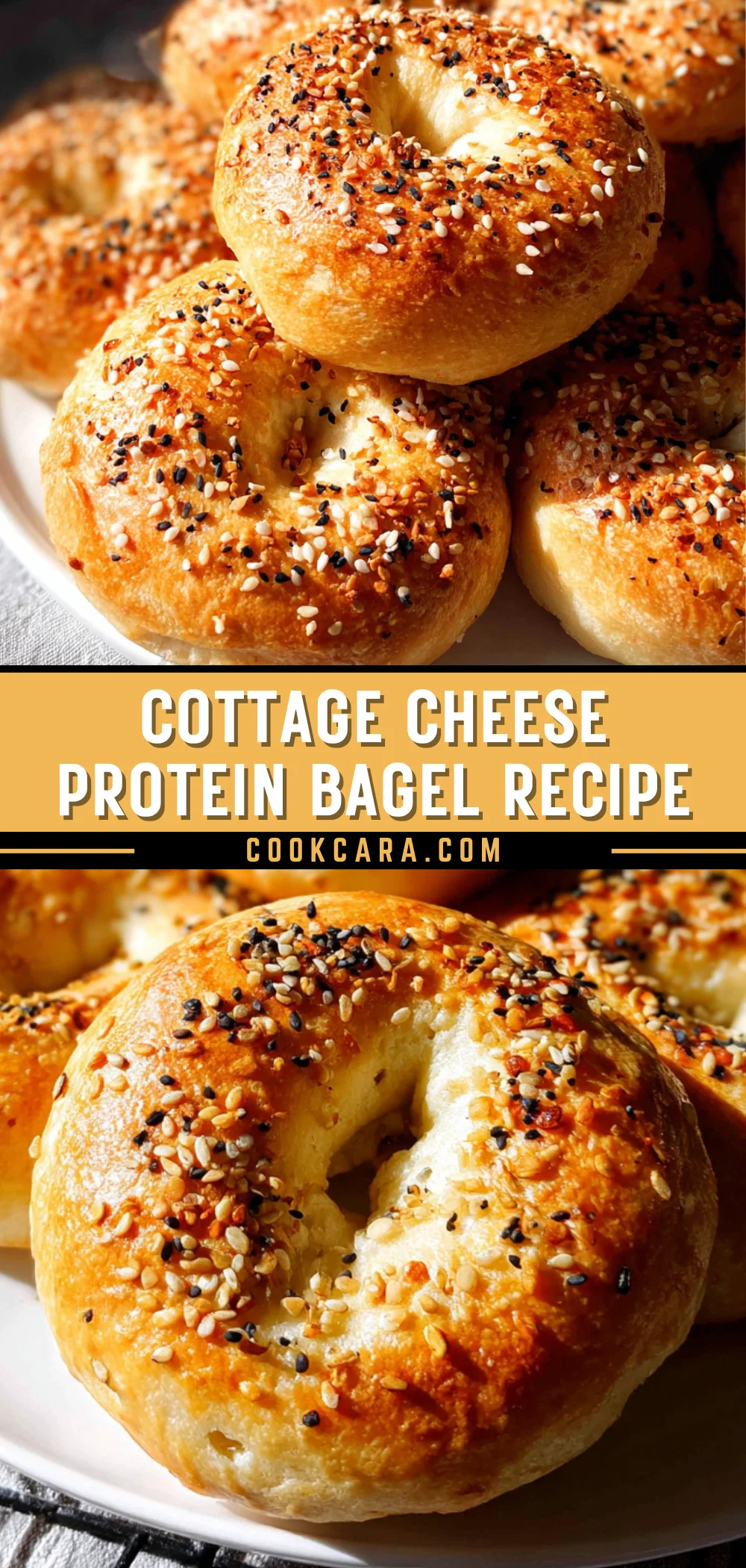 Cottage Cheese Protein Bagel Recipe 15 Pinterest Hidden Image